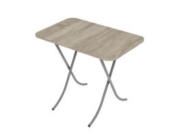 Τραπέζι εξωτερικού χώρου ορθογώνιο πτυσσόμενο με διάσταση 60x90x75cm σε μπεζ χρώμα.