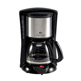 Καφετιέρα φίλτρου ηλεκτρική με ισχύ 800W, σε μαύρο χρώμα, η κανάτα με χωρητικότητα 1,5Lt έως και 12 κούπες καφέ.