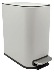 Κάδος απορριμάτων soft close 5lt άσπρο ματ