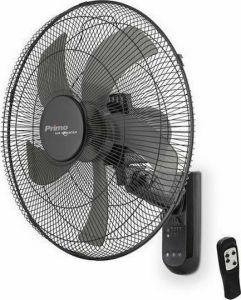 Ανεμιστήρας Τοίχου 15833R Primo 18'' 45εκ. Με Τηλεχειριστήριο Μαύρος