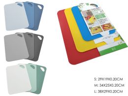 Σετ 3τμχ εύκαμπτων με επιφάνεια κοπής πλαστική πολύχρωμη