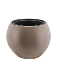 Γλάστρα Πλαστική Sphere 38x29cm 9Lt Καφέ