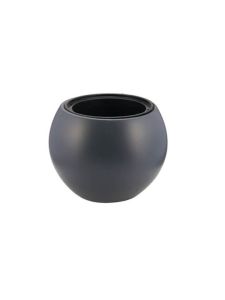 Γλάστρα Πλαστική Sphere 38x29cm 9Lt Ανθρακί