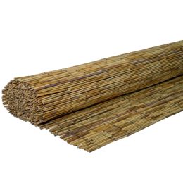 Καλαμωτή ξύλινη με διάσταση 100x500cm σε φυσική απόχρωση του ξύλου.