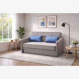 Καναπές κρεβάτι Dawn 2θέσιος 166x113x91cm Μπεζ