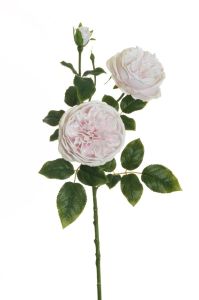 Τεχνητό λουλούδι τριαντάφυλλο Austin X2 77cm ροζ