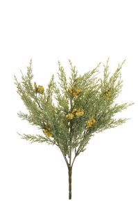 Τεχνητό μπουκέτο κυπαρισσιού Χ7 κίτρινο πράσινο