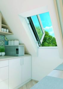 Παράθυρο Εξόδου Στέγης FAKRO PWP U3 PVC με Ενεργειακή Υάλωση 66χ118cm