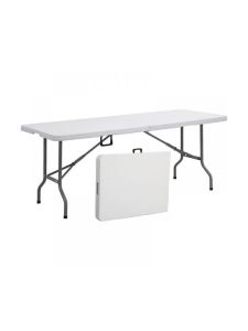 Τραπέζι catering βαλίτσα 152x75x72cm λευκό