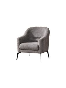 Πολυθρόνα Milena 73x83x85cm Γκρι