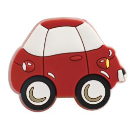 Πομολάκι επίπλων παιδικό 599 σε σχήμα αυτοκίνητο σε κόκκινο χρώμα.