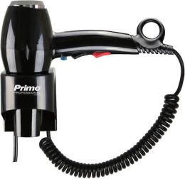 Σεσουάρ PRHD-50013 Primo Ξενοδοχειακού τύπου 2000W AC με κρύο αέρα Μαύρο