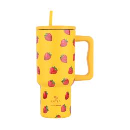 Θερμός straw tumbler xl  save the aegean 900ml berry bright