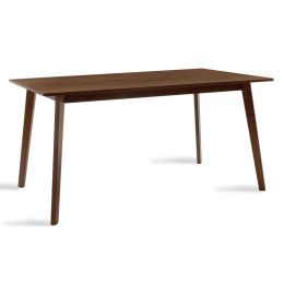 Τραπέζι Benson Pakoworld MDF με Καπλαμά Καρυδί 150x90x75cm