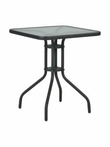 Τραπέζι τετράγωνο Palmas 70x70x71 ανθρακί