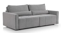 Τριθέσιος Καναπές Κρεβάτι Benisa 221x109x91cm Γκρι