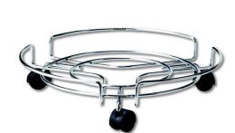Βάση μεταλλική με ρόδες για γλάστρα 34cm-28,5cm