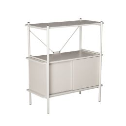 Βιβλιοθήκη Popular μελαμίνη cream 80x40x92