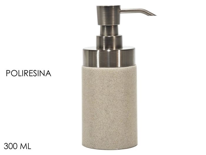 Δοχείο Υγρού Σαπουνιού από Polyresin 300ml Μπεζ