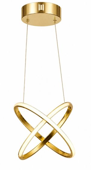 Φωτιστικό Οροφής LED Raffaello Φ30x70cm Οξυντέ