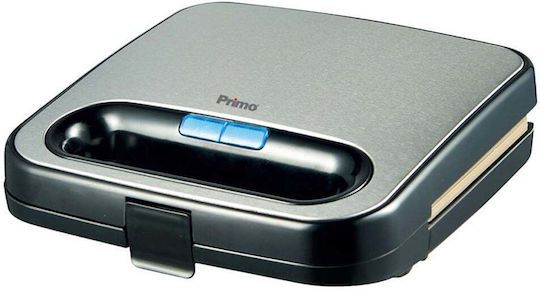Τοστιέρα PRSM-40243 Primo 2Θέσεων Αντικολλητικές πλάκες Μαύρη-Inox