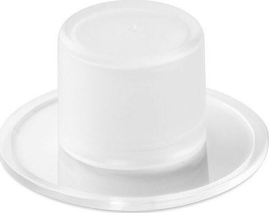 Στοπ Πόρτας Inofix Αυτοκόλλητο Ø40x20mm Διάφανο