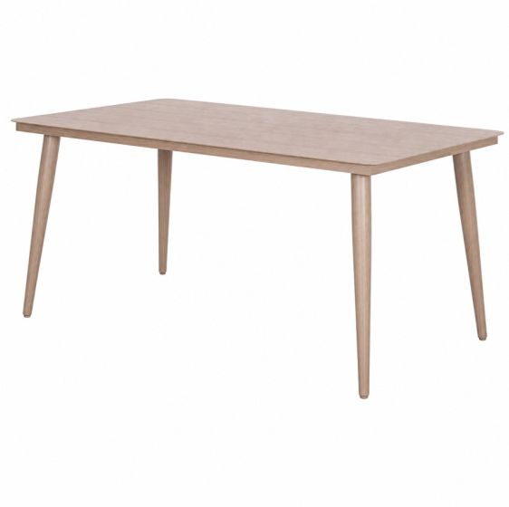 Τραπέζι Κήπου Compo Ορθογώνιο Αλουμινίου 160x90x73cm Εκρού