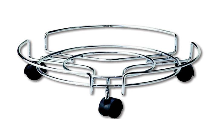 Βάση μεταλλική με ρόδες για γλάστρα 34cm-28,5cm