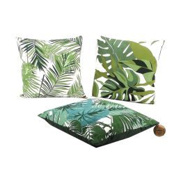 Μαξιλάρι διακοσμητικό για τον καναπέ με σχέδια από φύλλα δέντρων. Διαθέτει διαστάσεις 45 x 45cm.